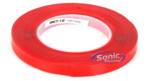 New xscorpion dsct-12 double sided clear tape 1/2&#034;