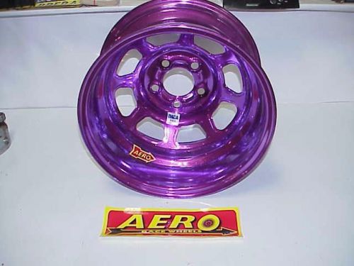 Aero purple 5 x 4-3/4&#034; wheel 15&#034;x 8&#034; imca 1&#034; offset 52-984710 w12 modified