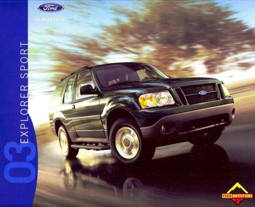2003 ford explorer sport 2-door brochure -explorer sport xls-explorer sport xlt