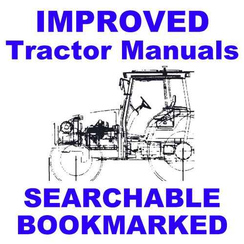 Massey ferguson mf 8200 series tractor service &amp; parts manual -2- manuals on cd