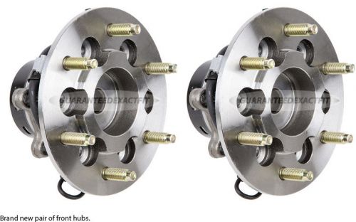 Pair new front left &amp; right wheel hub bearing assembly fits chevy gmc and isuzu