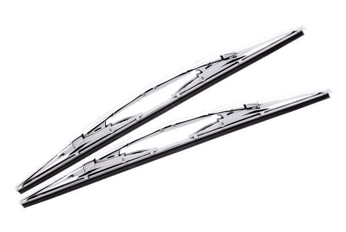2-pack / 16&#034; deluxe windshield wiper blades - universal 16 inch