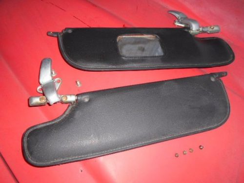 Pinifarina azzurra fiat 124 spider used original pair sun visors and top latches