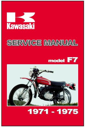 Kawasaki workshop manual f7 1971 1972 1973 1974 1975 maintenance service repair