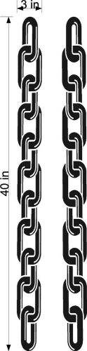 Chain link hood decal auto truck aftermarket sticker h002