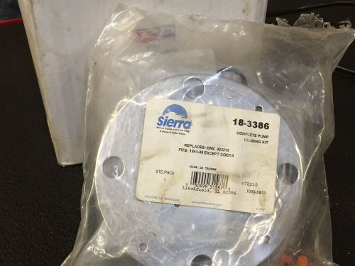 Complete water pump housing kit sierra 18-3386 replaces omc 983218  except cobra