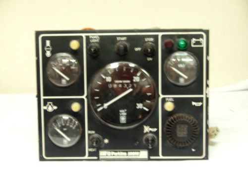 Perkins sabre engine instrument panel tachometer black 24volt - used - free p&amp;p!