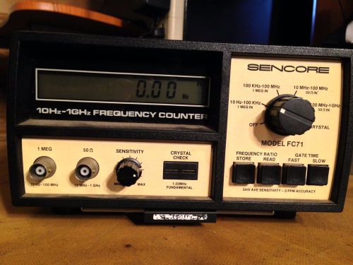 Sencore fc71 1ghz frequency counter,  shown powered-up