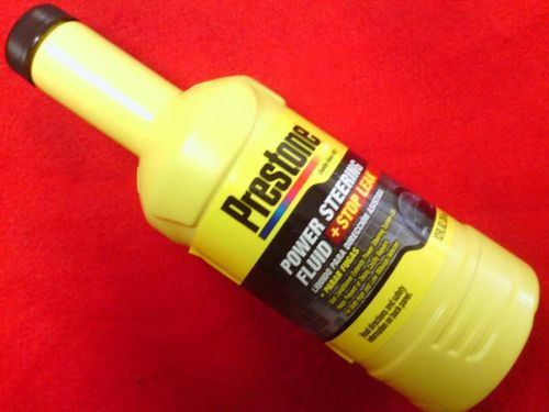 Prestone power steering fluid + stop leak as-262y most foreign (made in u.s.a)