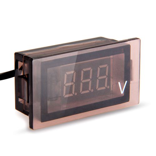 12v-24v car digital display white led voltmeter voltage panel meter