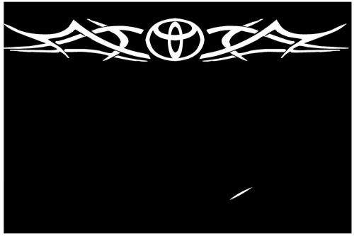 Toyota tribal design racing flames decal sticker 4x4 tundra trd camry tacoma