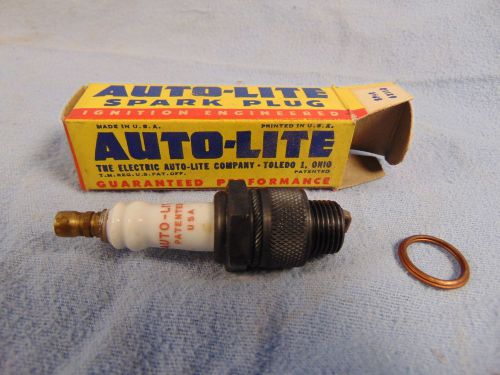 Vintage auto-lite a-9 spark plug nos original l@@k