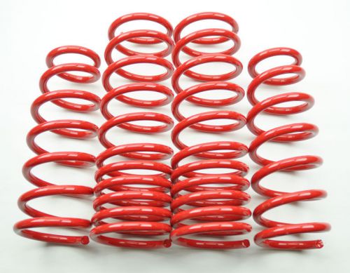 Honda accord 03-07 1.8&#034;/1.5&#034; drop red suspension lowering springs kit