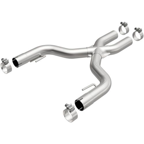 Magnaflow performance exhaust 15485 tru-x; stainless steel crossover pipe