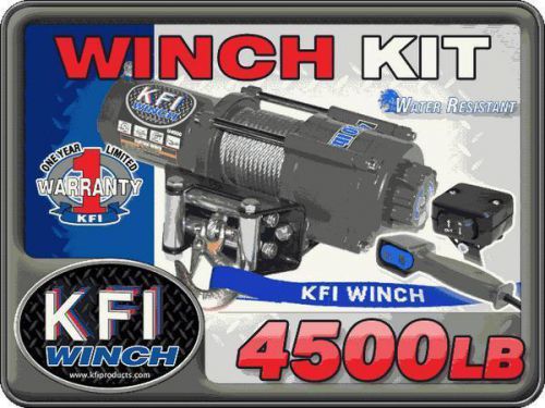 Kfi4500 lb winch w/mount kit 02-09 ranger 4k 2x4x4,6x6
