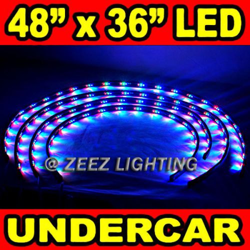 Led neon strip under car glow light tube undercar underbody underglow kit c11