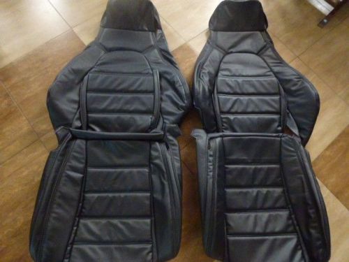 1990-1995 mazda miata synthetic leather seat covers black