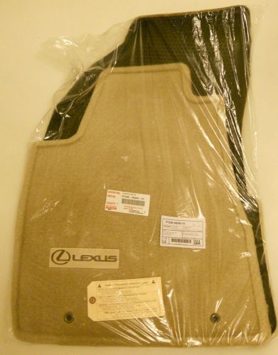 2004 to 2009 lexus rx330/rx350 carpeted floor mats - factory oem - ivory (beige)