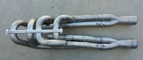 Chevy sb2  stainless headers    nascar hot rod racing