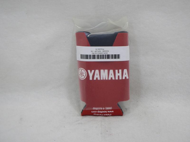 Yamaha gcr-cank0-0z-rd can koozi with flap *new