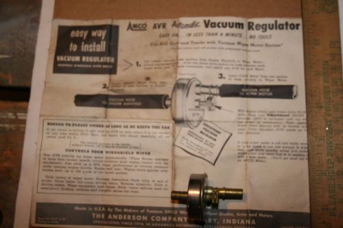 Anco vintage vacuum regulator