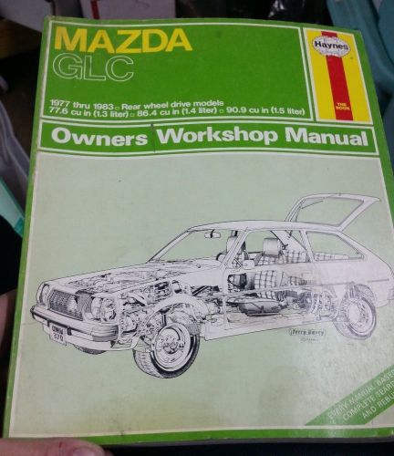 1977-83 mazda glc car-auto haynes shop service repair manual book