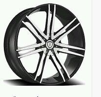 24 inch rims and tires for sale...6 lugg