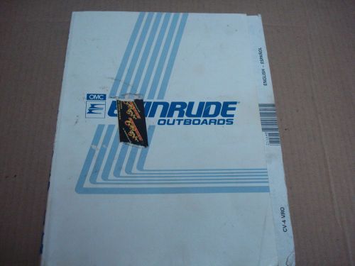 1990 evinrude outboards operating and maintenance manual