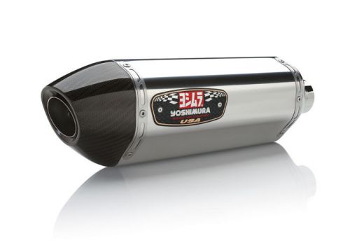 Yoshimura r-77 street series stainless/carbon slip-on exhaust 2013 bmw f700gs