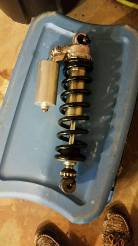 Banshee rear shock polished with fresh powder coated spring