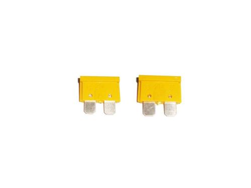 10 pcs of 20 amp standard auto blade fuse 20a yellow for universal