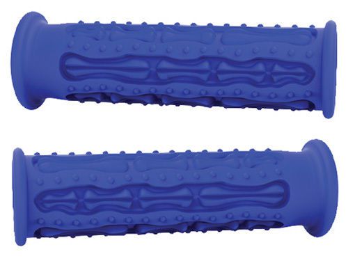 Motogrip moto-grip skeleton fingerz grips-harley, blue