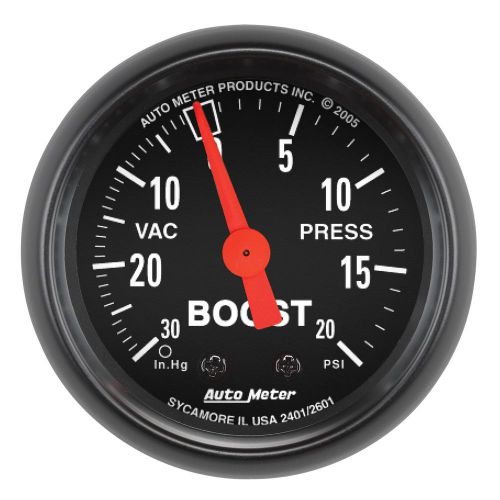 Autometer 2601 z-series mechanical boost/vacuum gauge
