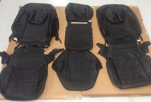 2016 silverado crew sierra crew katzkin leather kit black 2tone with custom