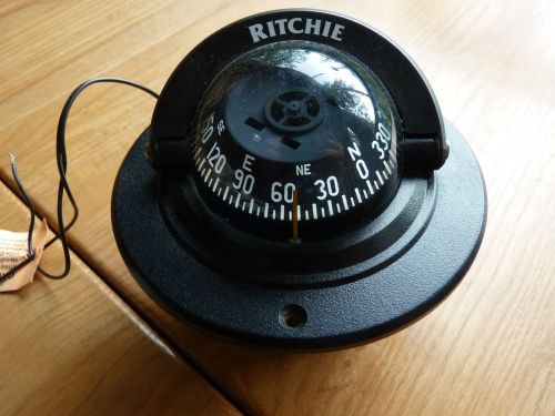 Vintage nos ritchie f50 compass nos magnetic marine c/w instructions &amp; orig. box