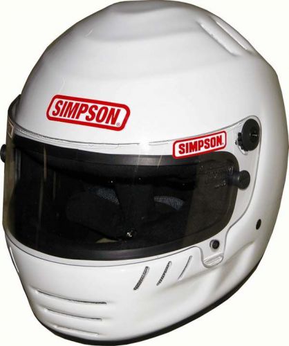 Simpson racing jr speedway shark childrens helmet sa2015 hans device ready   ~