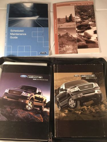 2006 ford  f-150 owners manual set with case f150 06 xl xlt lariat king ranch