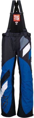 Arctiva snow snowmobile men&#039;s 2017 comp insulated bibs/pants (black/blue) large