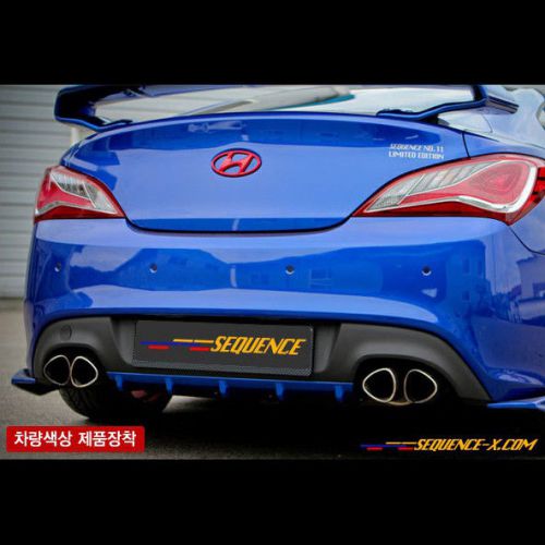 Sequence rear mini diffuser for hyundai genesis coupe bk1 &amp; bk2