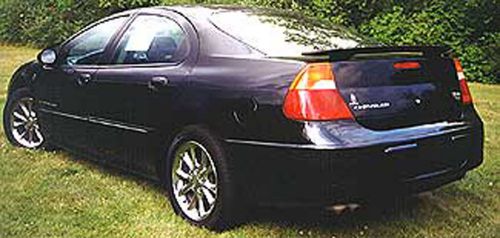 Chrysler 300m custom style ii unpainted spoiler 1999-2004