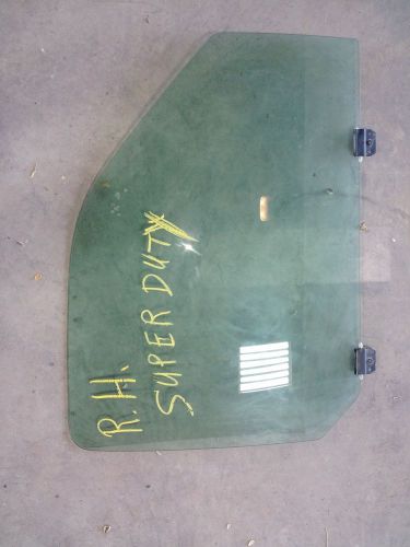 Right front driver 99-12 ford f-250 f-350 super duty door glass window oem
