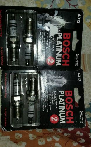 Bosch platinum 2 spark plugs 4312 - 2 sets - 4 spark plugs