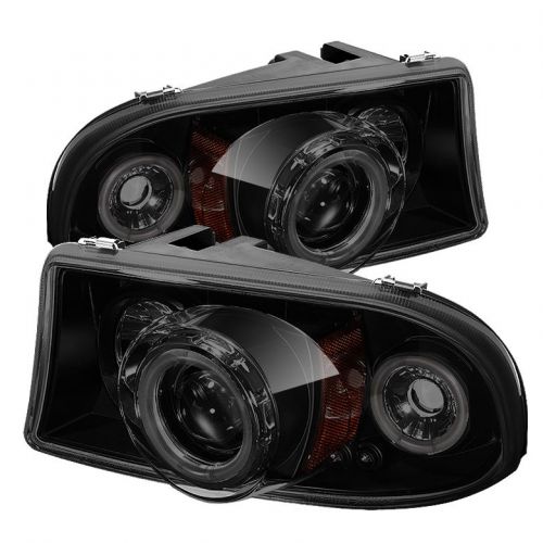 Spyder auto 5078773 ccfl halo projector headlights black/smoked