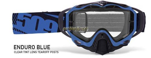 509 sinister mx-5 enduro goggles - enduro blue