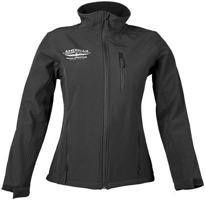Parker synergies gold wing womens softshell jacket black 2xl