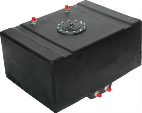 Rci 2160d plastic fuel cell - 16 gallon 8an outlets/vent with foam &amp; sump