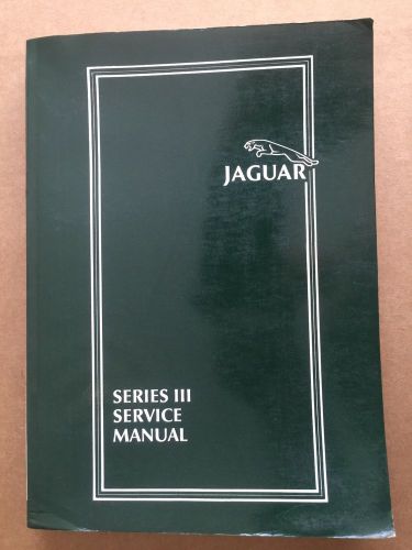 Jaguar series iii service manual
