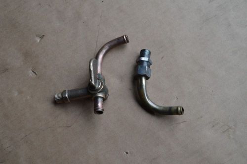 Datsun roadster 1600 intake manifold brass &amp; copper coolant valve