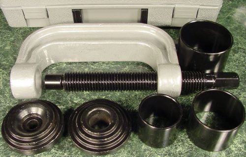 Ball joint and u joint service kit installs and removes heavy duty tool w/ case