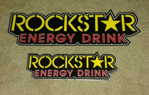 Rockstar energy decals (20 small and 2 large decals)